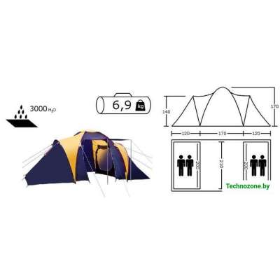 Кемпинговая палатка Acamper Sonata 4