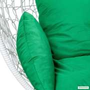 Подвесное кресло LetoLux Liverpool Comfort (белый/зеленый)