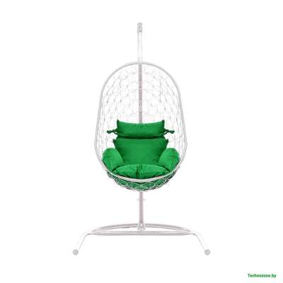 Подвесное кресло LetoLux Everton (белый/темно-зеленый)