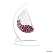 Подвесное кресло LetoLux Liverpool Comfort (белый/бордовый)