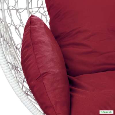 Подвесное кресло LetoLux Liverpool Comfort (белый/бордовый)