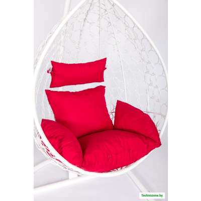 Подвесное кресло LetoLux Liverpool Comfort (белый/красный)