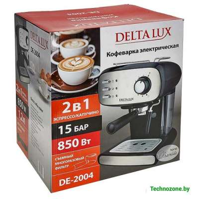 Рожковая помповая кофеварка Delta Lux DE-2004