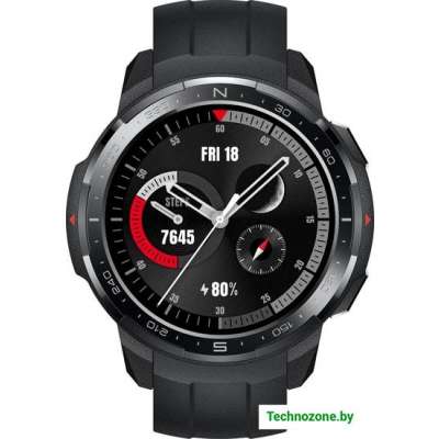 Умные часы HONOR Watch GS Pro (угольный черный, фторэластомер)