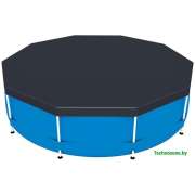 Тент для каркасных бассейнов диаметром 305 см (черный)