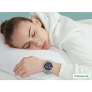Умные часы Mibro Air Smart Watch (серебристый/зеленый)