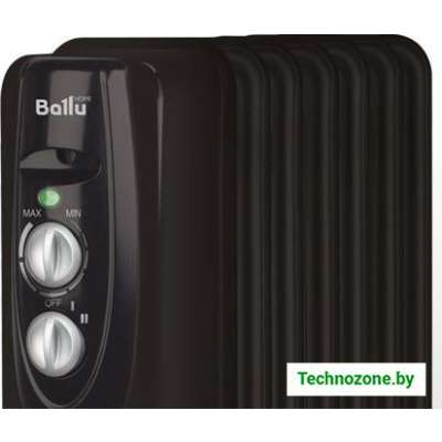 Масляный радиатор Ballu Classic black BOH/CL-07BRN 1500