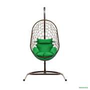 Подвесное кресло LetoLux Everton (шоколад/темно-зеленый)