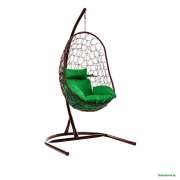 Подвесное кресло LetoLux Everton (шоколад/темно-зеленый)