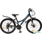 Велосипед Greenway 4930M 24 р.15 2021 (черный/синий)