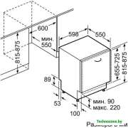 Встраиваемая посудомоечная машина Bosch SMV25FX01R