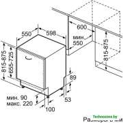 Встраиваемая посудомоечная машина Bosch SMV25FX01R