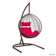Подвесное кресло LetoLux Milan (шоколад/красный)