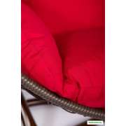 Подвесное кресло LetoLux Milan (шоколад/красный)
