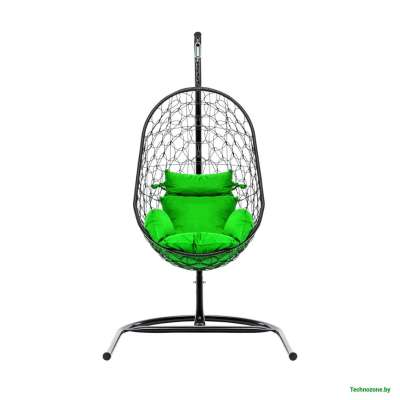 Подвесное кресло LetoLux Everton (черный/зеленый)