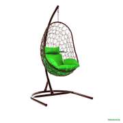 Подвесное кресло LetoLux Everton (шоколад/зеленый)