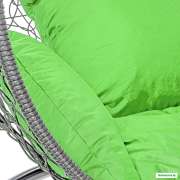 Подвесное кресло LetoLux Liverpool Comfort (графит/зеленый)