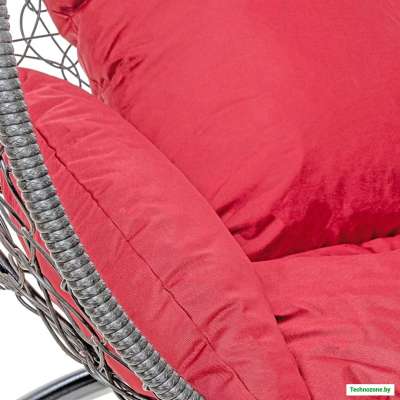 Подвесное кресло LetoLux Liverpool Comfort (графит/красный)