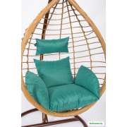 Подвесное кресло LetoLux Bali (коричневый/темно-зеленый)