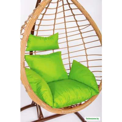 Подвесное кресло LetoLux Bali (коричневый/зеленый)