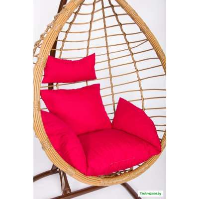 Подвесное кресло LetoLux Bali (коричневый/красный)