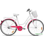 Велосипед AIST Avenue 2022 (белый/розовый)