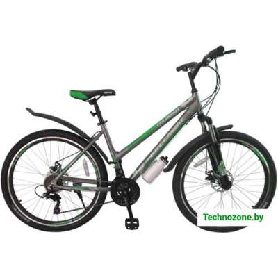Велосипед Greenway Colibri-H 27.5 (серый/зеленый, 2018)
