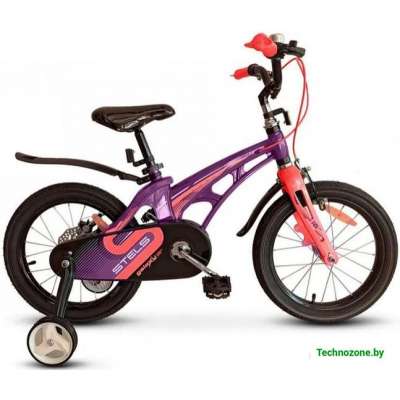 Детский велосипед Stels Galaxy 16 V010 (фиолетовый/красный)
