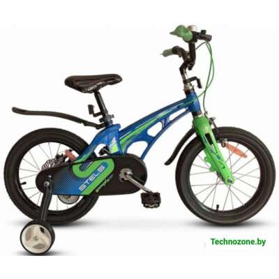 Детский велосипед Stels Galaxy 16 V010 (синий/зеленый)