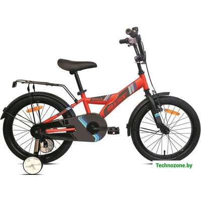 Детский велосипед AIST Stitch 16 2022 (красный)
