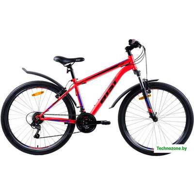 Велосипед AIST Quest 26 р.16 2022 (красный/синий)