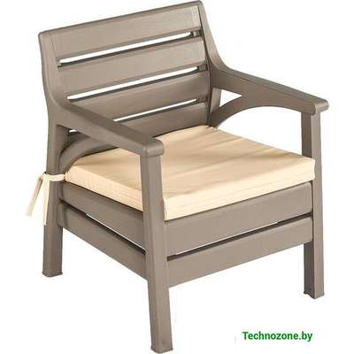 Кресло Holiday Wood 66x65x79 (серый)