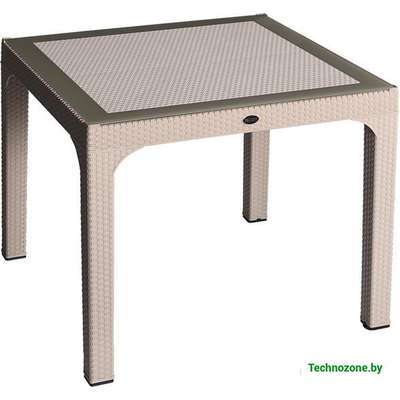 Стол Holiday Rattan Comfort 90x90 (капучино)