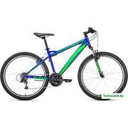 Велосипед Forward Flash 26 1.0 р.17 2022 (синий/ярко-зеленый)