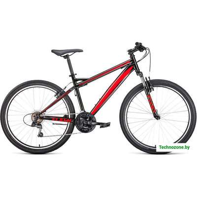Велосипед Forward Flash 26 1.0 р.19 2022 (черный/красный)