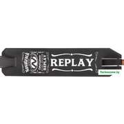 Двухколесный подростковый самокат Novatrack Replay'20 110A.REPLAY.BK21 (черный)