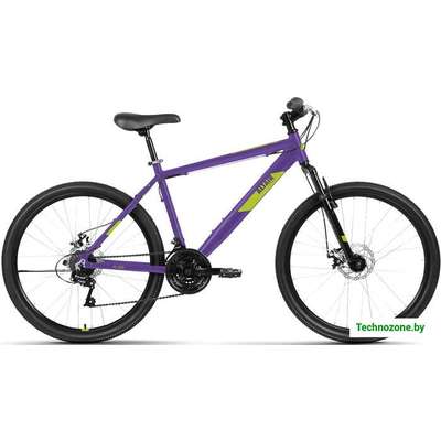Велосипед Altair AL 26 D 2022 (фиолетовый/зеленый)