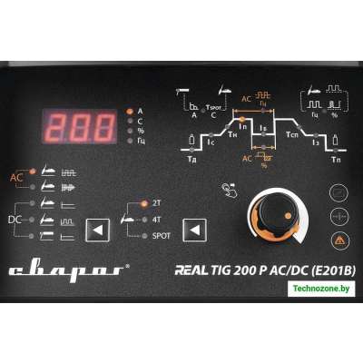 Сварочный инвертор Сварог REAL TIG 200 P AC/DC (E201B)