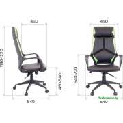 Кресло Everprof Trio Grey TM (ткань, красный)