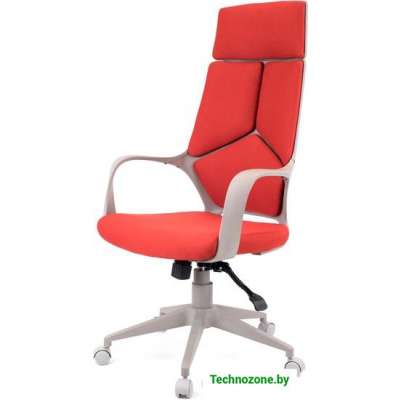 Кресло Everprof Trio Grey TM (ткань, красный)