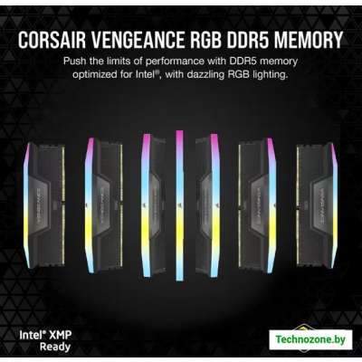 Оперативная память Corsair Vengeance RGB 2x32ГБ DDR5 6000 МГц CMH64GX5M2B6000C40