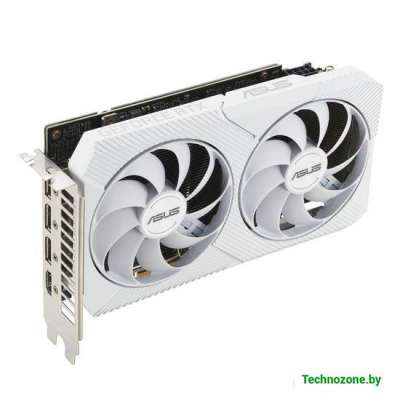 Видеокарта ASUS Dual GeForce RTX 3060 White OC Edition 8GB GDDR6 DUAL-RTX3060-O8G-WHITE