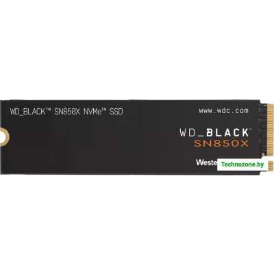 SSD WD Black SN850X NVMe 4TB WDS400T2X0E