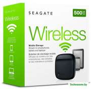 Сетевой накопитель Seagate Wireless 500GB Black (STDC500205)