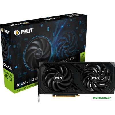 Видеокарта Palit GeForce RTX 4070 Dual NED4070019K9-1047D