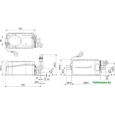 Канализационная установка Grundfos Sololift2 D-2