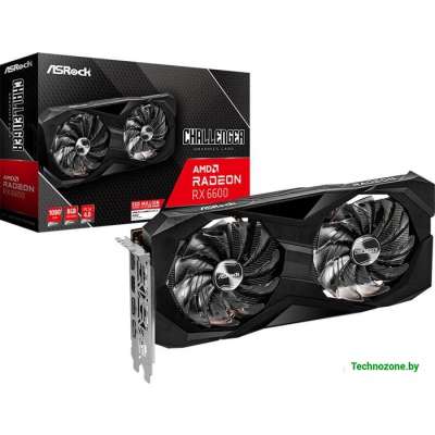 Видеокарта ASRock Radeon RX 6600 Challenger D 8GB RX6600 CLD 8G