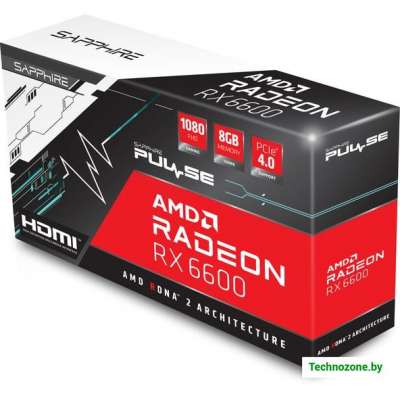 Видеокарта Sapphire Pulse Radeon RX 6600 8GB GDDR6 11310-01-20G