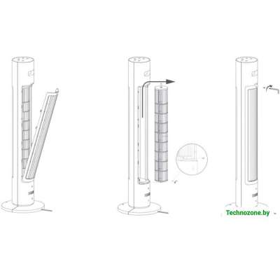 Колонный вентилятор Xiaomi Smart Tower Fan EU BHR5956EU (международная версия)