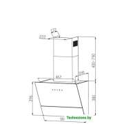 Кухонная вытяжка Grand Lester GC 90 (белый)